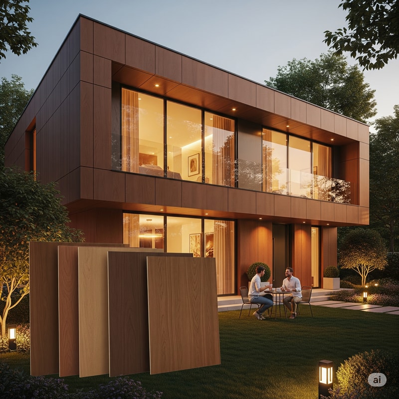 Premium ProtechHPL architectural design and construction background